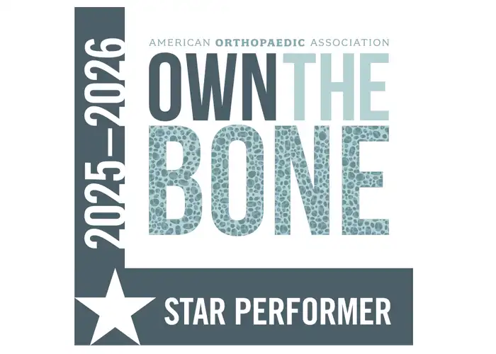American Orthopaedic Association Own the Bone Star Performer 2025-2026
